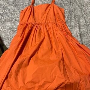 Vibrant Orange Sundress